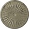 Ekena Millwork Leandros Ceiling Medallion (Canopies up to 5"), 33 1/8"OD x 3 1/2"ID x 1 3/8"P, Castle Stone Crackle CM33LECSC - alternate 1